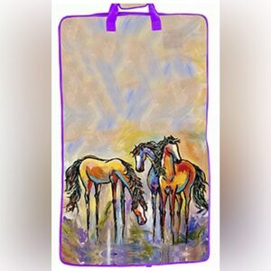 Riding horses neoprene garmet bag.
